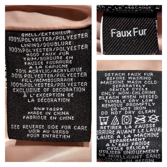 JESSICA SIMPSON Blush Sherpa Hooded Anorak Jacket - Picture 9 of 16